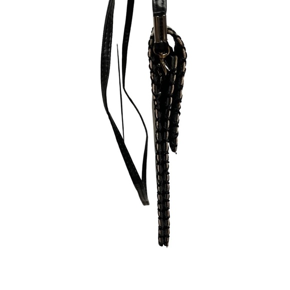 Vintage Boho mini Crossbody Shoulder bag green floral embroidered handcrafted - Picture 8 of 9